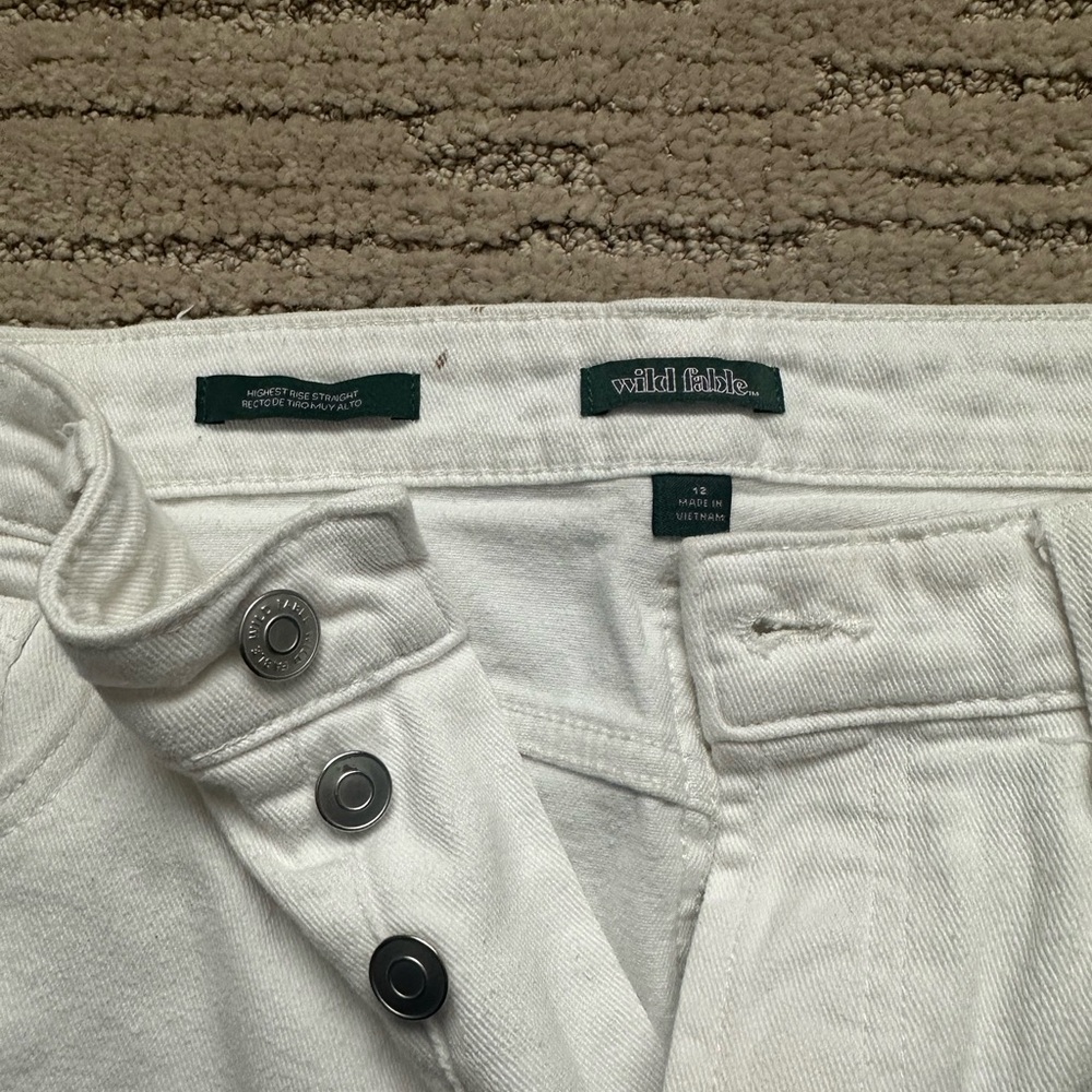 Wild Fable White Denim Pants - Picture 3 of 3